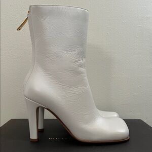 Bottega Veneta White Heeled Boots